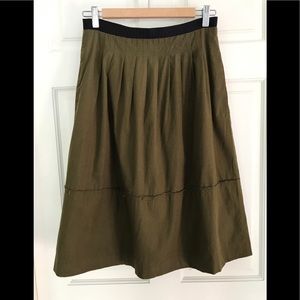 Madewell Cotton Midi Skirt